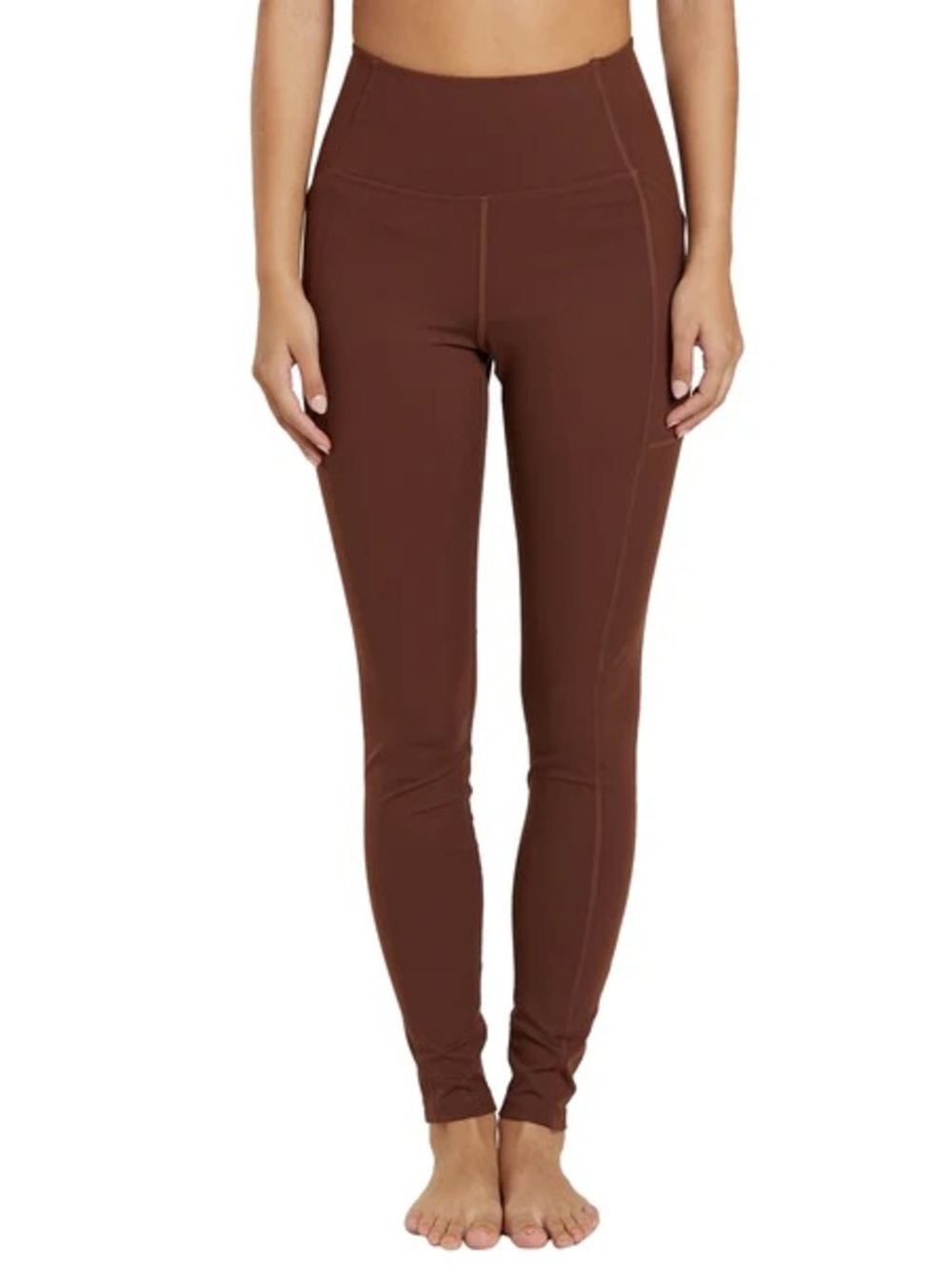 girlfriend collective Compressive Chocolate Brown Leggings